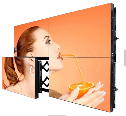 نمایشگر 55 اینچی 4x4 LCD مانیتور دیواری 3.5 میلی متری با حاشیه بسیار باریک