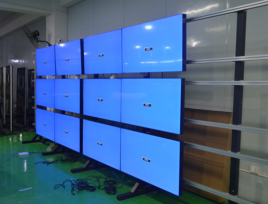 500nit 700nit HD LED Video Wall 17.6 رنگ دامنه نمایش باریک