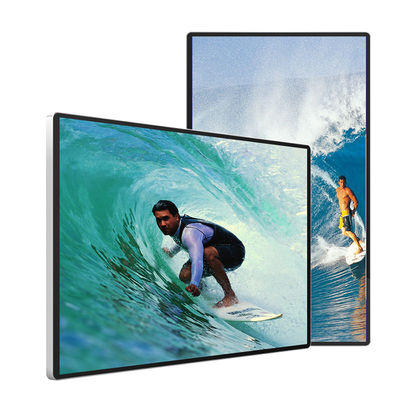 450cd/M2 صفحه تبلیغاتی LCD برای فروشگاه 89 درجه زاویه دید حداکثر 64G