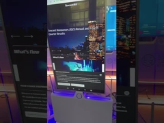 صفحه نمایش هولوگرافیک 86 اینچی OLED 3D LCD یخچال اسپلیس شفاف LED برای تبلیغات