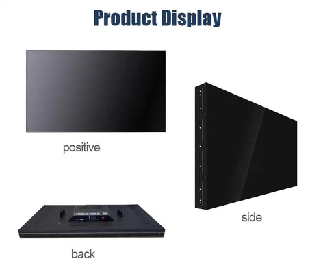 صفحه نمایش چندگانه تبلیغاتی ال سی دی ویدئو دیواری 55 اینچی 4×4 مانیتور قاب بسیار باریک