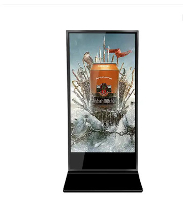 کیوسک صفحه نمایش لمسی پخش کننده تبلیغاتی پایه کف داخلی 350nit