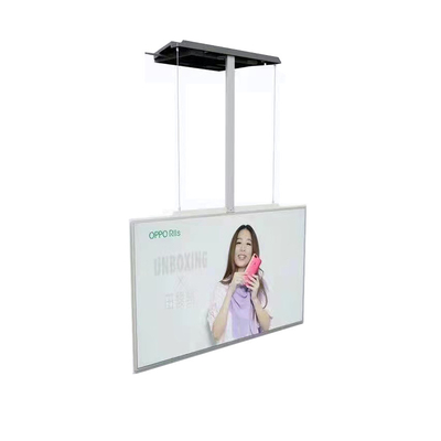 آویزان دو طرفه LCD / OLED دیجیتال ساینیج نمایشگر 700 نیت برای تبلیغات